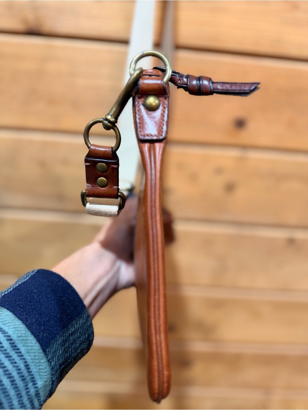 Coach 41004 Burnished Glove Tanned Leather Crossbody Bag Purse Cognac - Picture 11 of 15